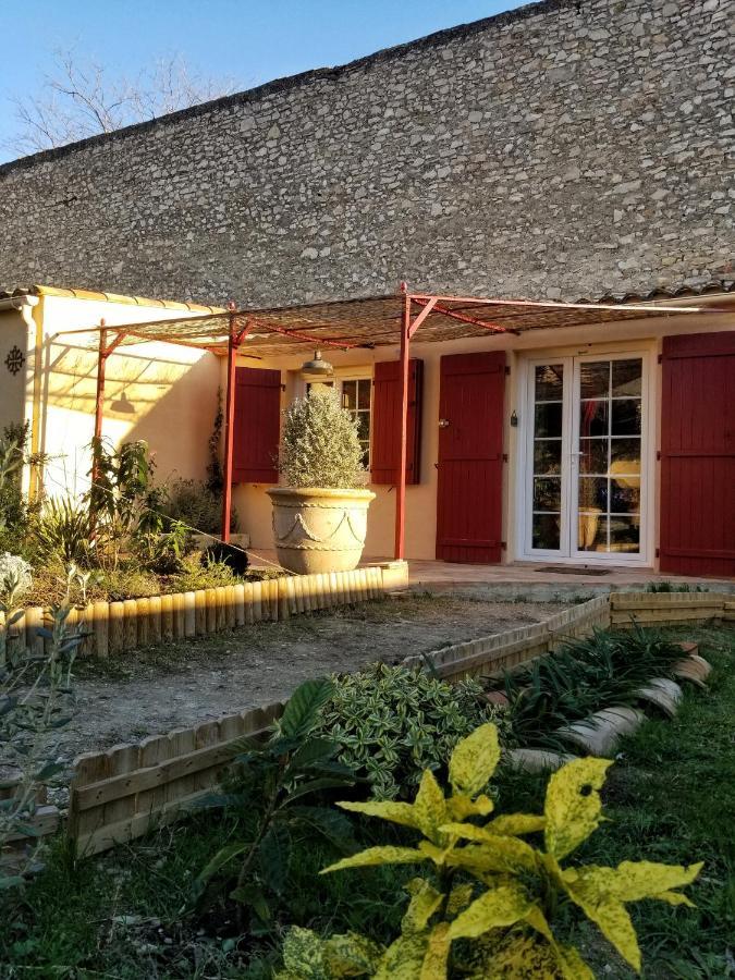 La Dolce Vita - Studio Dans Propriete Avec Piscine Montpeyroux  Exteriör bild